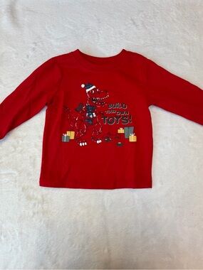 Garanimals Long Sleeve Shirt with Dino Graphic - 12 months